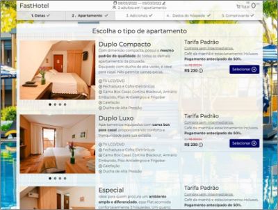 Motor de Reservas para Hotéis e Pousadas com o melhor design