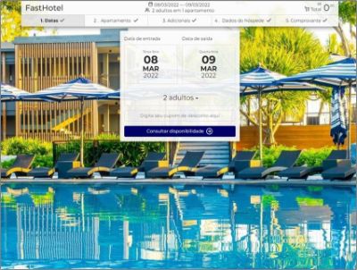 Motor de Reservas FastHotel com PIX